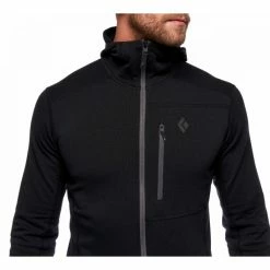 Acheter ???? Black Diamond Coefficient Fleece Hoody - Polaire homme ???? -Black Diamond Shop black diamond coefficient fleece hoody polaire homme black 4